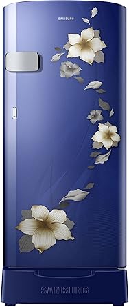 Samsung 192 L 2 Star Direct Cool Single Door Refrigerator(RR19N1Z22U2/HL, RR19N2Z22U2/NL, Star Flower Blue, Base Stand with Drawer)