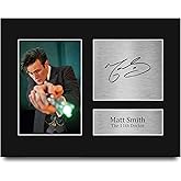 HWC Trading Matt Smith Dr Who Gifts USL Printed Signed Autograph Picture for TV Show Fans - US Letter Size