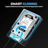 Sabrent DS-UFNC NVMe SSD Enclosure Docking Station M.2 2.5 3.5 Inch HDD Cloning view 7