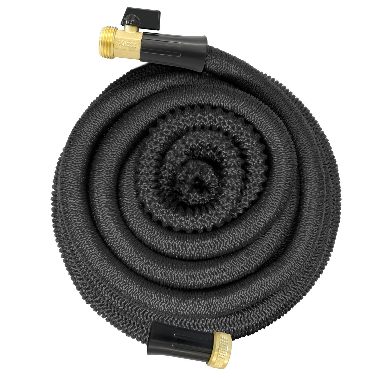 Xhose Pro DAC-5 High Performance Lightweight Expandable Garden Hose with Brass Fittings (100 Feet)