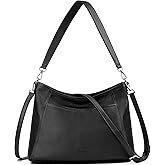 befen Genuine Leather Purse for Women Soft Leather Hobo Crossbody with 2 Detachable Straps Large Womens Purses And Handbags