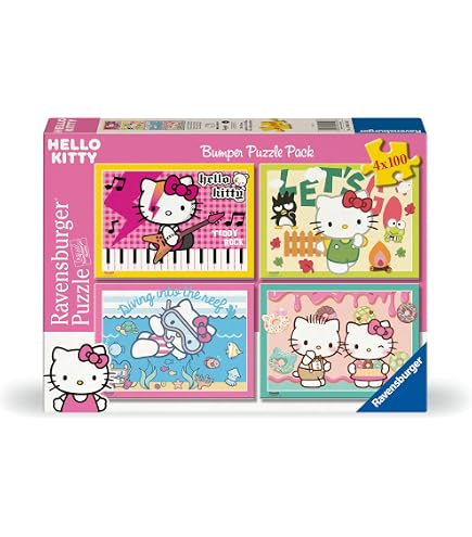 Amazon.com: Ravensburger Hello Kitty 500 Piece Round Jigsaw Puzzle