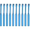 ARTMAN Instruments Molar Band Seater & Bite Stick - Blue, Pack of 10 - Orthodontic Dental Tools for Seating Molar Bands, Braces, and Bite Adjustment - Serrated Tip, Durable, Comfortable