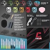 CyeeLife Dart Accessories Kit Professional Darts Set Flights Shafts Sharpener view 5
