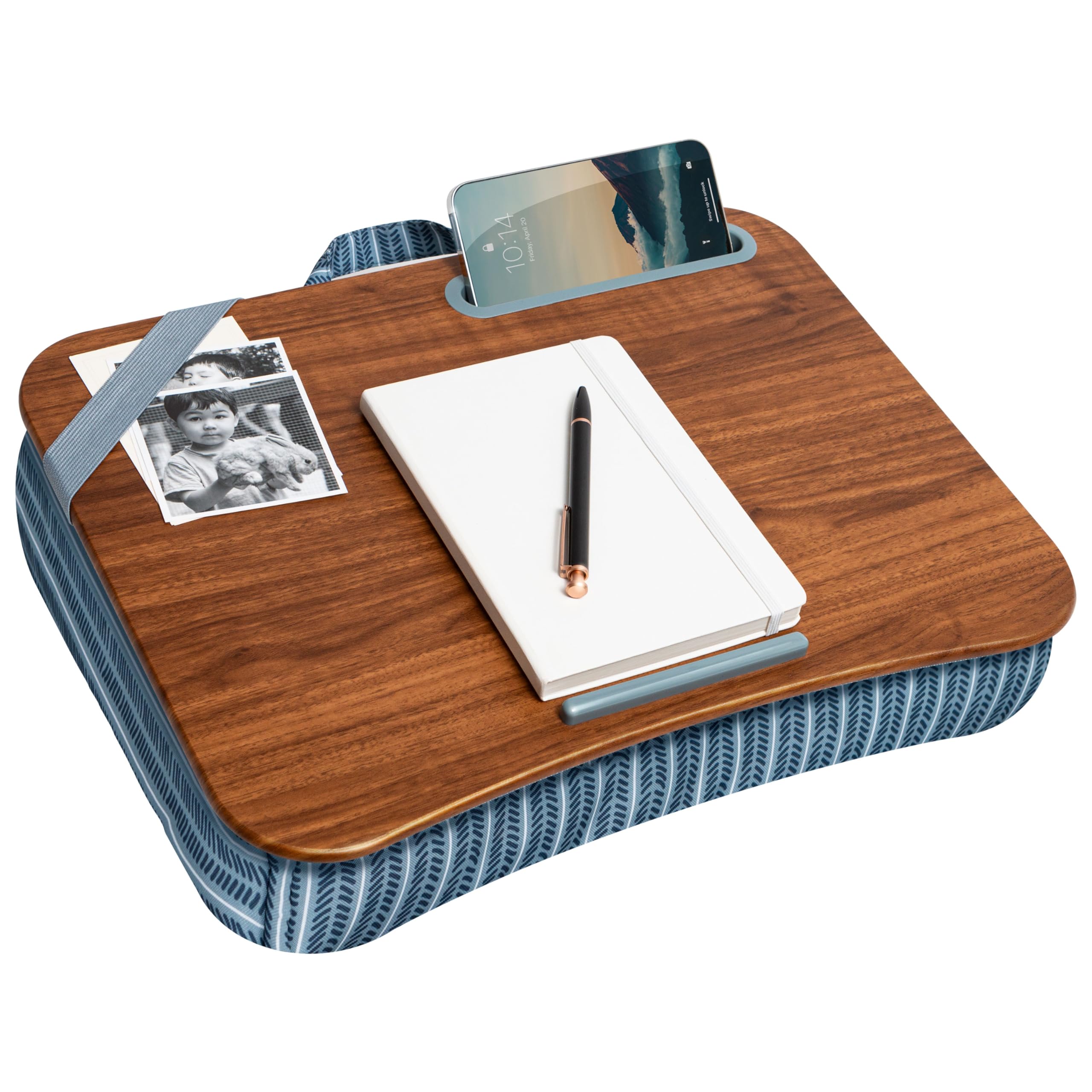 Photo 1 of LAPGEAR Designer Lap Desk with Phone Holder and Device Ledge - Arrow Stripes - Fits up to 15.6 Inch Laptops - Style No. 45411