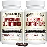 Liposomal Glutathione 2000 mg with L-Serine, L-Glycine & Sulforaphane – Active L-Glutathione Unique Formulation to Enhance Absorption - Master Antioxidant, Detoxifying & Immune | 120 Softgels