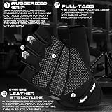 BEAST RAGE Weight Lifting Gloves Men Women Breathable Non-Slip Silicon Padded view 3
