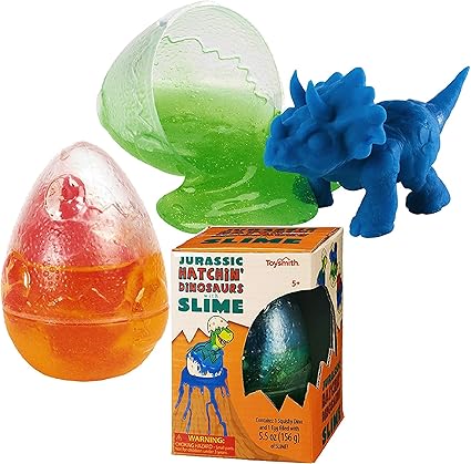 dinosaur egg toy slime