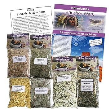 Haus Reinigung Indianisches Raucherwerk Lakota Rezept 6 Teilig