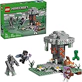 LEGO Minecraft The Pale Garden Building & Pretend Play Toy for Boys & Girls - Video Game Playset & Toy Figures for Kids, Ages 7+ - W/Mothman & Creeper Minifigures - Gift Idea for Birthdays - 21586