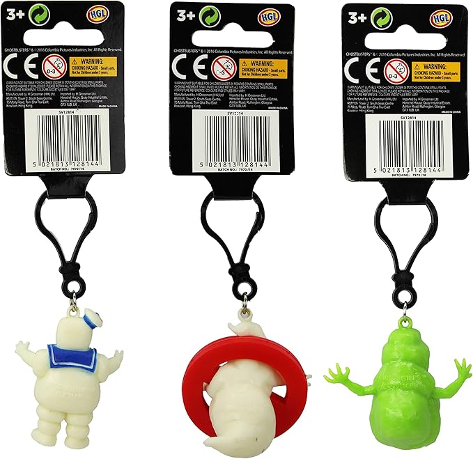 stay puft marshmallow man keychain