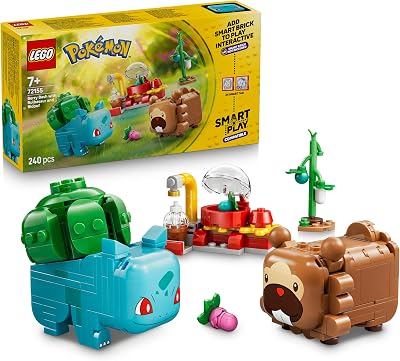 LEGO Pokémon SMART Play Berry Bash Bulbasaur Bidoof 72155 240 pcs