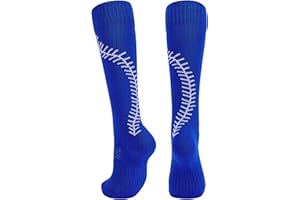 American Trends Softball Socks for Youth Girls & Adult Baseball Softball Socks Athletic Socks with Stitchs Youth Girls