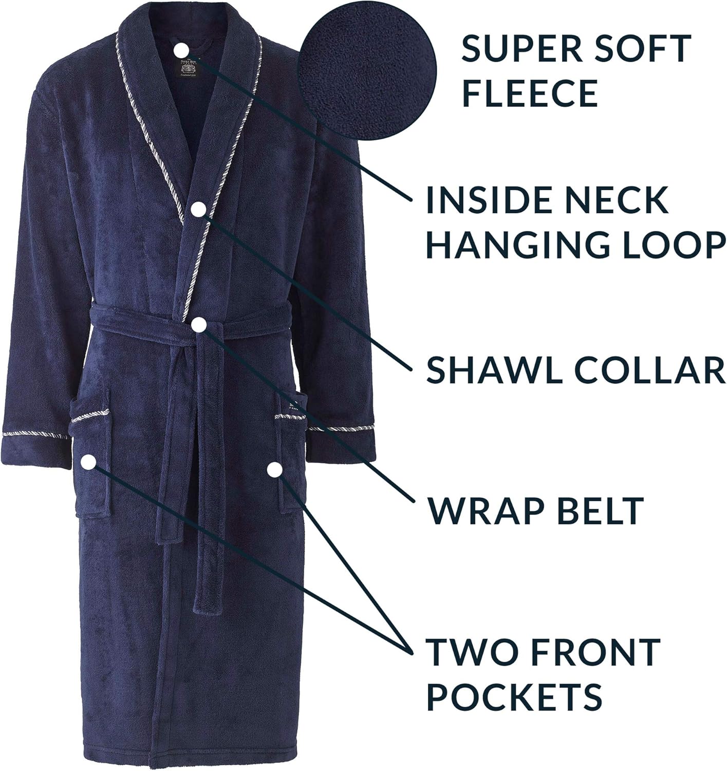 savile row mens dressing gown