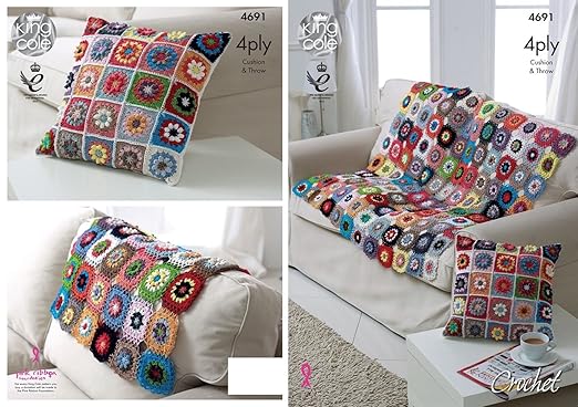 Como tejer un cojin cuadrado a crochet Los cojines más completos.