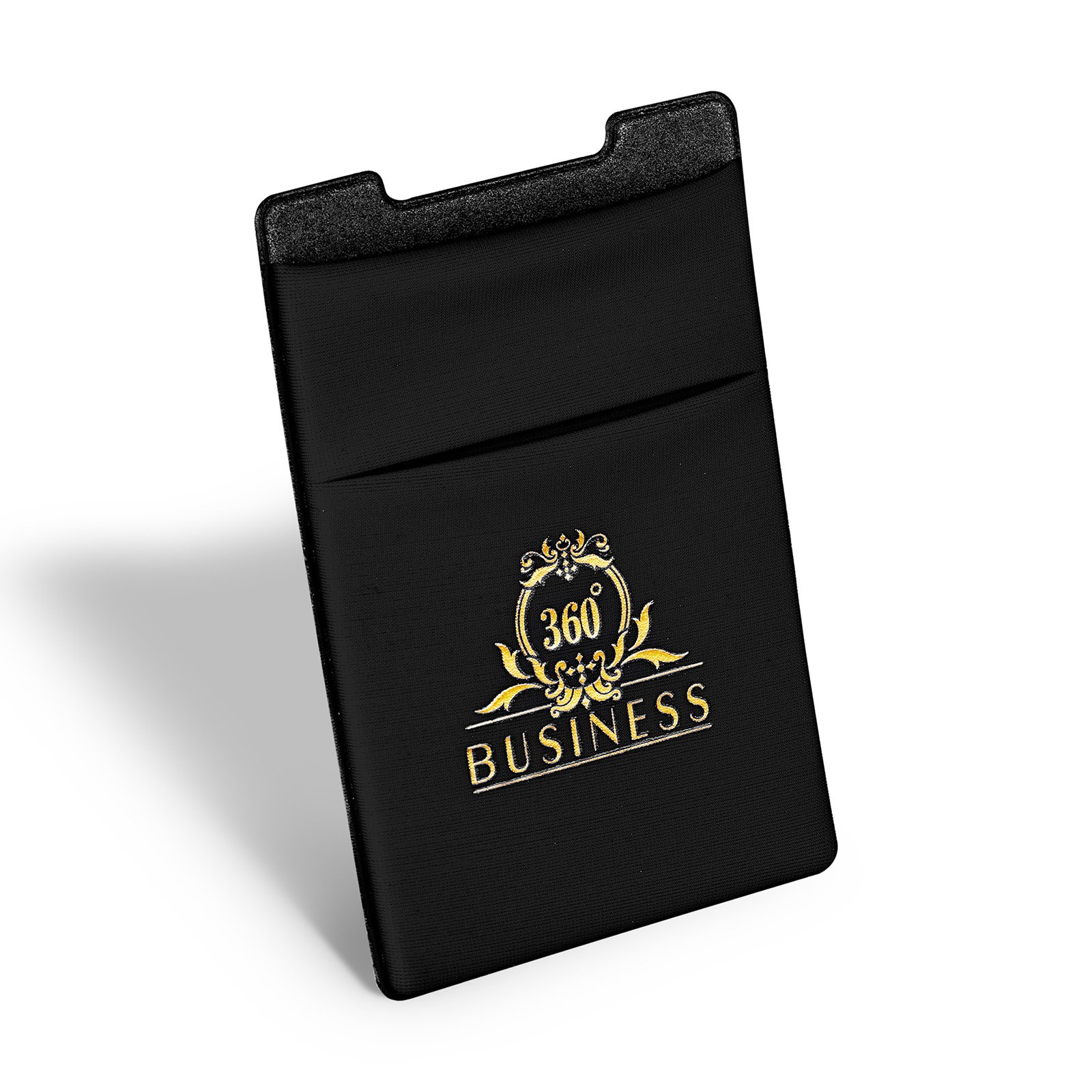 Handy Kartenhalter I Smartphone Kreditkartenhalter Geldbörse I Handy Zubehör I klebende Handyhülle I Phone Wallet I Kartenhülle I Handytasche I Wallet Handy I Hülle für Ausweis, Kreditkarte (Schwarz)