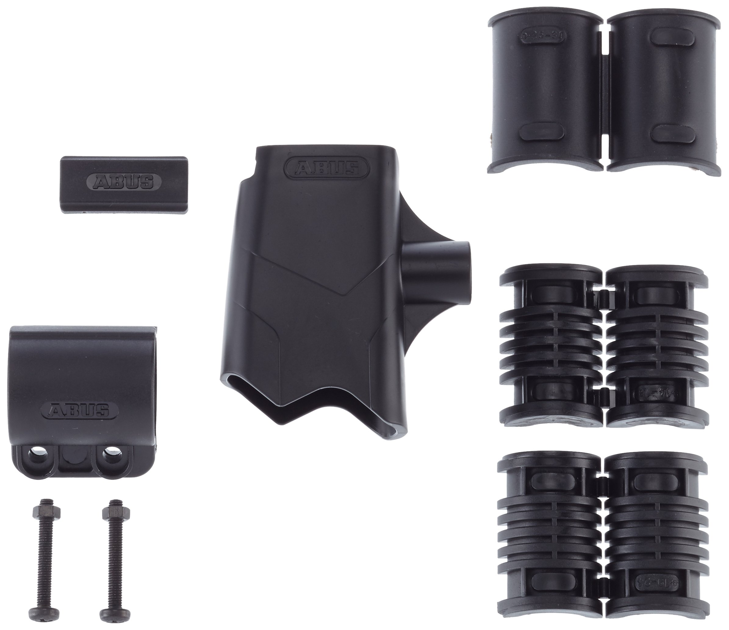 ABUS bicycle lock holder USH 460/470/32 - for transporting the ABUS Granit 460 or 470 U-lock on the bicycle frame, black