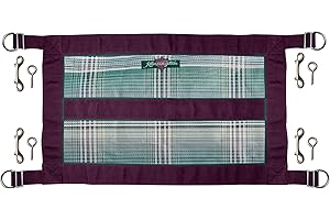 KENSINGTON PROTECTIVE PRODUCTS Kensington Stall Guard for Pony Horse Draft — Designed to Keep Horse Securely in Stall in Style — Adjustable Straps and Hardware Included 2019 - Imperial Jade