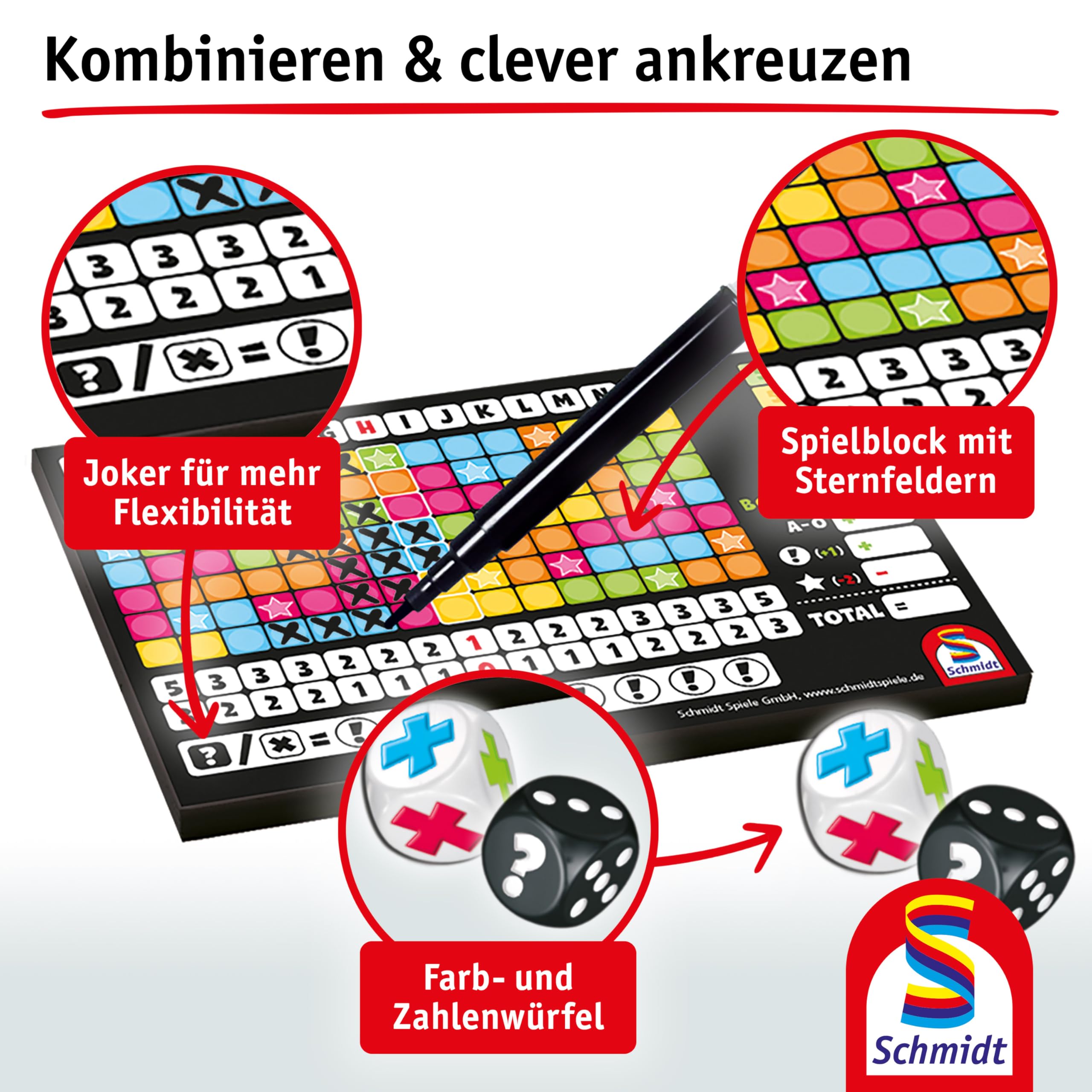 Schmidt Spiele 49327 Noch mal, Würfelspiel aus der Serie Klein & Fein, ab 8 Jahren 4