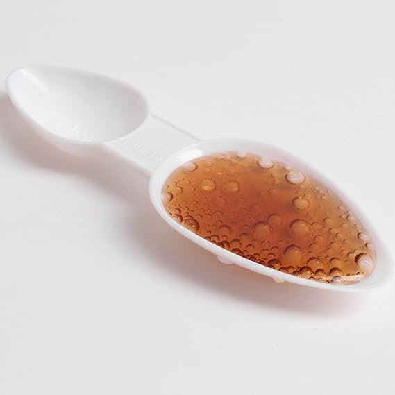 10x Double Sided Medicine Spoons 2.5ml & 5ml Strong Two Ended