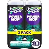 Swiffer PowerMop Floor Cleaning Solution with Unstopables Fresh Scent, PowerMop Refills, Floor Cleaner for Mopping, 25.3 fl oz, 2 Pack
