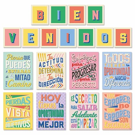 Mua Sweetzer & Orange Set of 8 Motivational Posters in Spanish ...