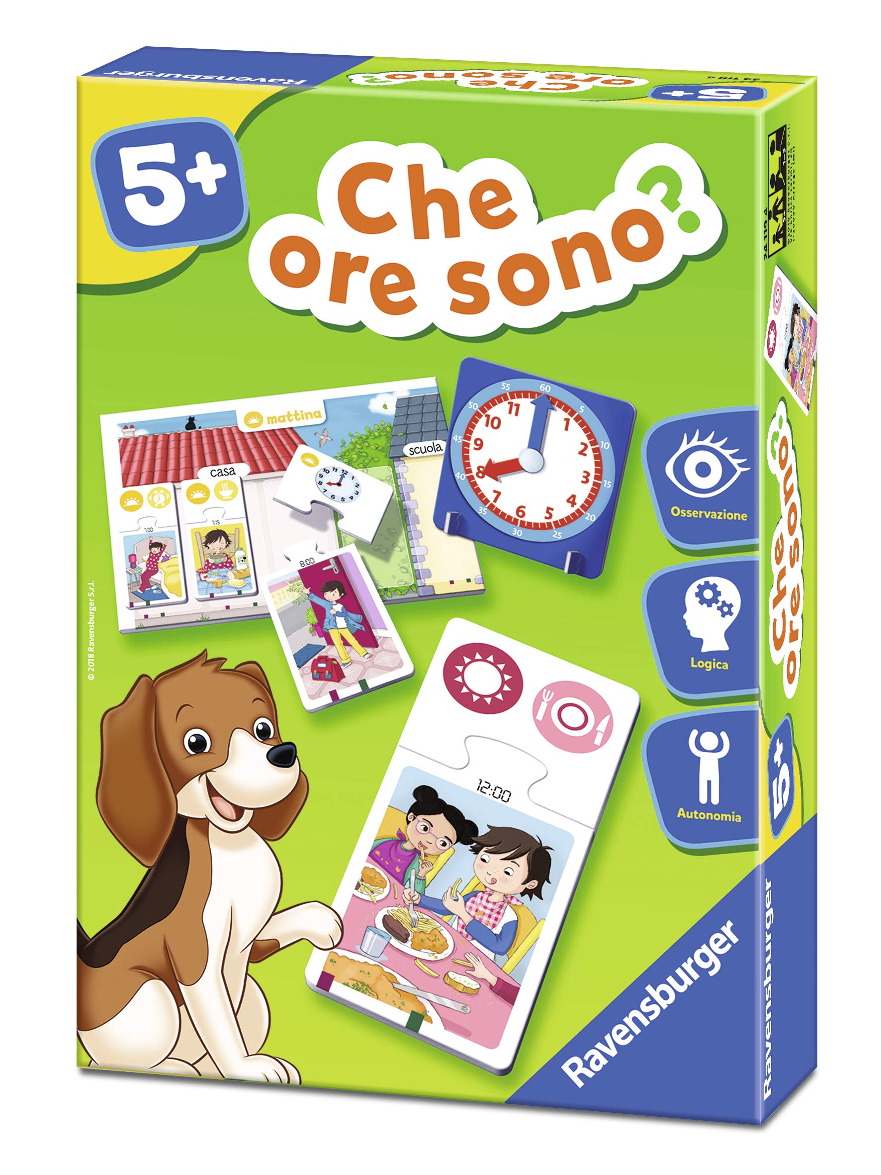 Ravensburger Italy 24119 – That Hours Are Educational Toy