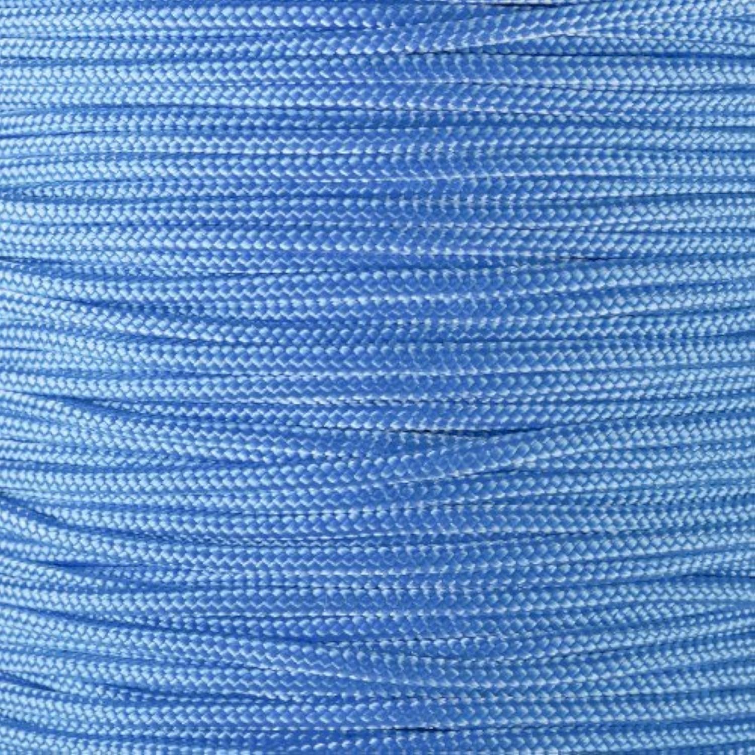 PARACORD PLANET 10, 25, 50, and 100 Foot Hanks of 425 Paracord (3mm) - Made of 100% Nylon for Tactical, Crafting, Survival, General Use, and Much More (Light Blue, 100 Feet) — image 1