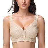 Arm Ma Wirefree Front Closure Bra for Women Minimizer 34D-46DD