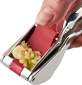 Zyliss E960013 Garlic Press Easy Release 17 cm Silver Red view 6