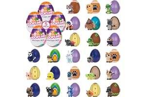 JAZWARES Adopt Me! Mystery Pets Blind Box Easter Egg Assorted 5-Pack - Series 4 - Exclusive Virtual Item Game Code - Collectible 2" Animal Toy Figure, Styles Vary - Basket Stuffer Gift for Kids, Girls, Boys 6+