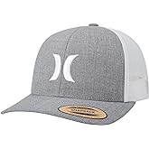 Hurley Men's Caps - Del Mar Mesh Panel Baseball Cap Trucker Hat - Snap Back Hats for Men