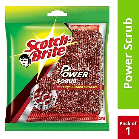 Scotch-Brite Power Scrub (1 Pc)