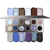 Professional Super Shiny 12 Color Eyeshadow Palette, Multichrome Chameleon Eyeshadow Makeup, Sparkle Duochrome & Matte Eye Shadow,Long Lasting,Easily Blendable,Highly Pigmented, Vegan