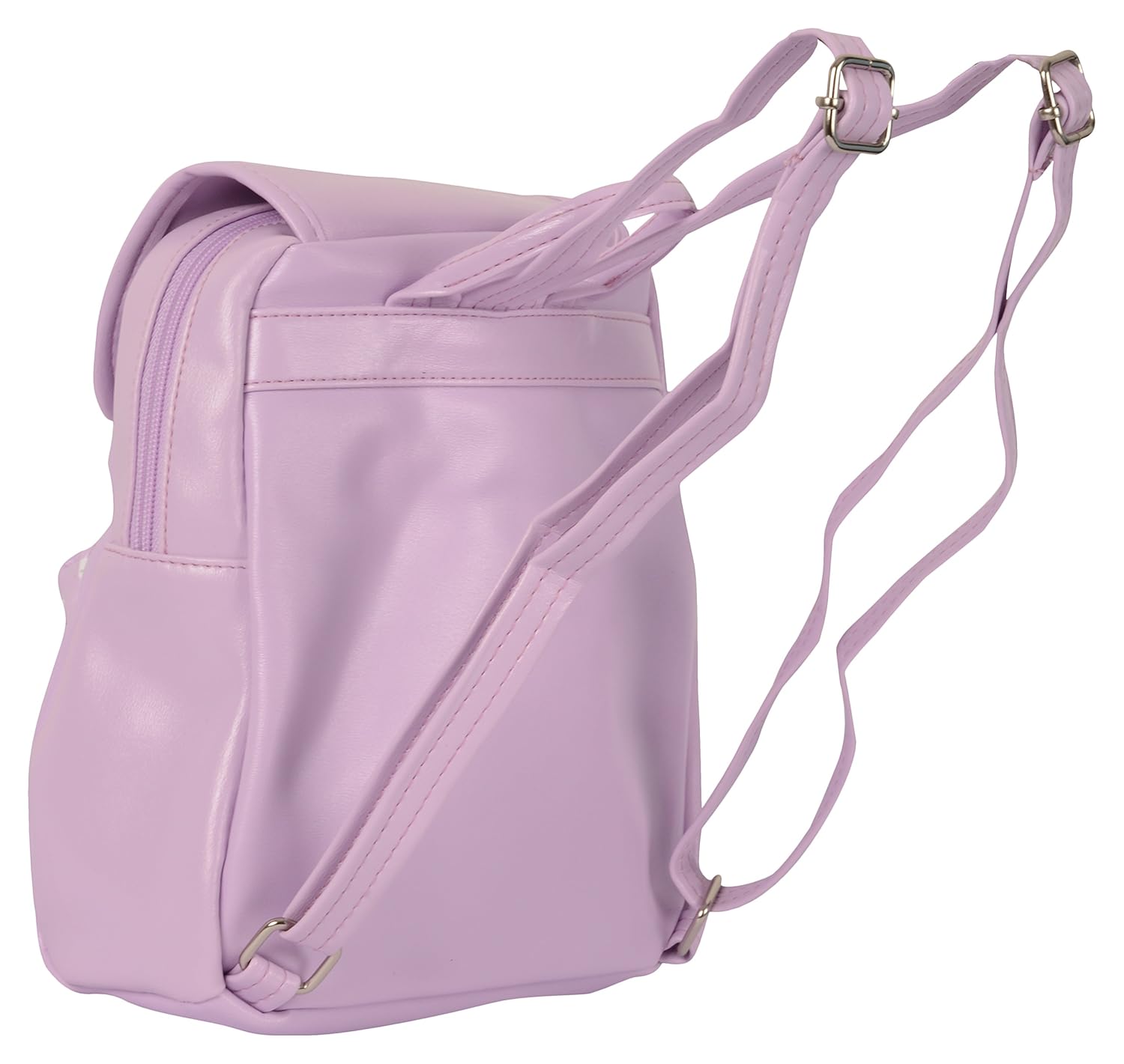 shopigator women's purple pu backpack(small)