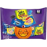 SOUR PATCH KIDS, SWEDISH FISH Candy &amp; OREO Cookies Variety Pack, 60 ct | Soft &amp; Chewy Gummy Halloween Candy, Chocolate Sandwich Cookies, Bulk Candy, Trick or Treat Bags