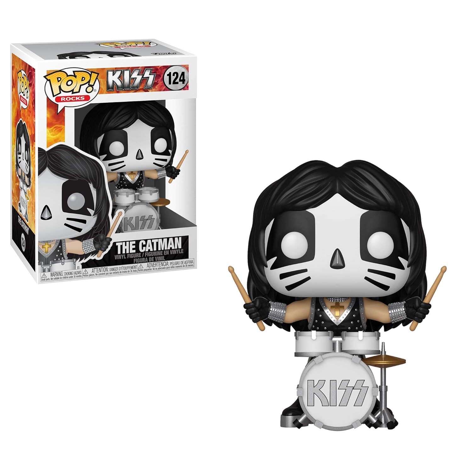 Get Multicolor Kiss Funko Pop Catman Rocks For iPhone Wallpaper Multicolor Kiss Funko Pop Catman Rocks Free