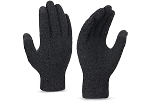 Cierto Womens Winter Cold Weather Gloves: Touch Screen Warm Gloves for Women for Daily Warmth Driving Running Cycling