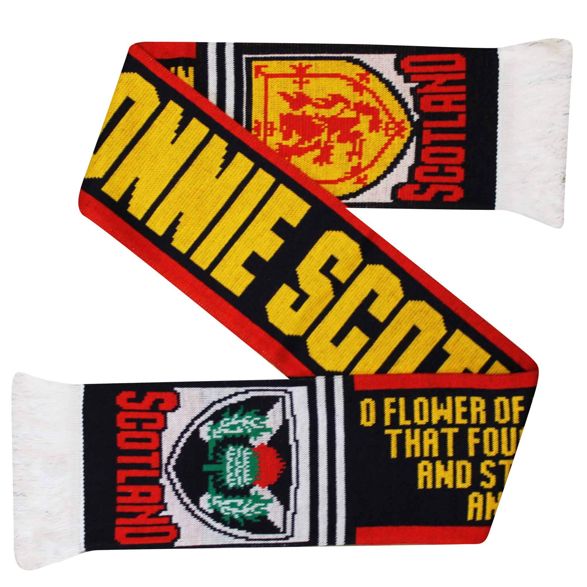 Scotland Bonnie Saltire Rugby & Football Fans Scarf (100% Acrylic)