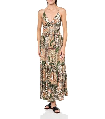 angie halter dress Women's Striped Maxi with Ring Back Blue at Amazon Women's Clothing store FPFlip11.29.23