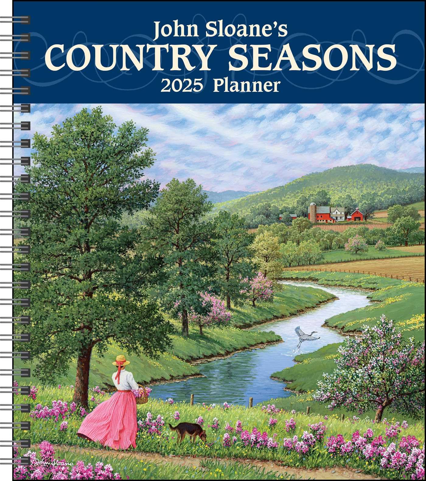 Photo 1 of ****** 2 PACK ******ohn Sloane's Country Seasons 12-Month 2025 Monthly/Weekly Planner Calendar