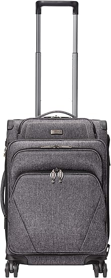 small grey suitcase