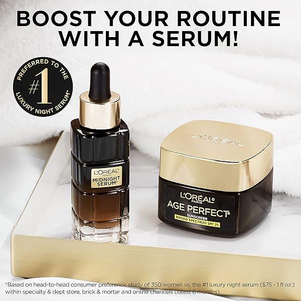 LOREAL PARIS AGE PERFECT CELL RENEWAL ANTI-AGING DAY MOISTURIZER WITH BROAD SPECTRUM SPF 25 SUNSCREEN, ANTIOXIDANTS, AND VITAMIN E 1.7OZ
