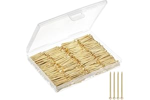 Mr. Pen- Hardware Nails, 600 pcs, 1 Inch, Gold, Small Nails for Hanging Pictures, Finishing Nails, Wall Nails for Hanging, Pi