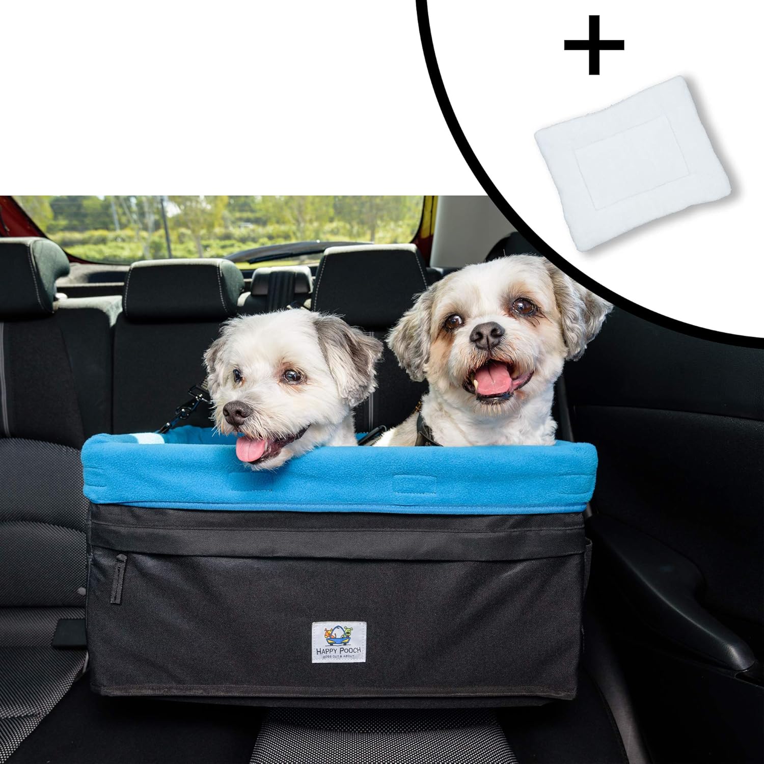 Pooch Boosta Dog H. 10 x W 14 x L 19 Seats Booster Dog Large kgs. 14 or 30lbs to up Weighing