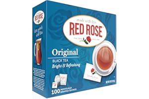 Red Rose Original Full Flavored Black Tea 8oz Box of 100 Tea Bags