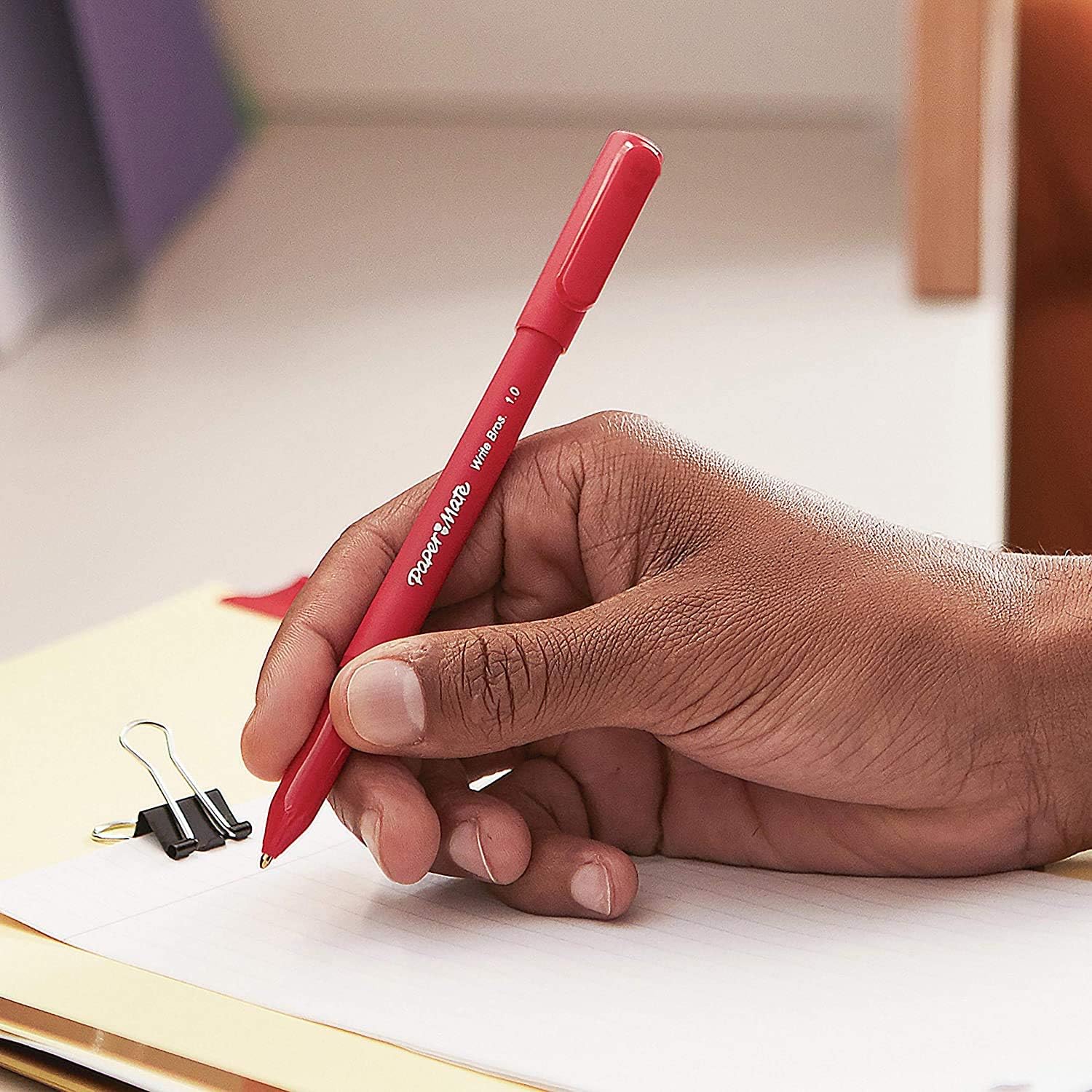Paper Mate Write Bros Ballpoint Pens, Medium Point (1.0mm), Black, 60 Count (Packaging and product may vary slightly) : Rollerball Pens : Office Products