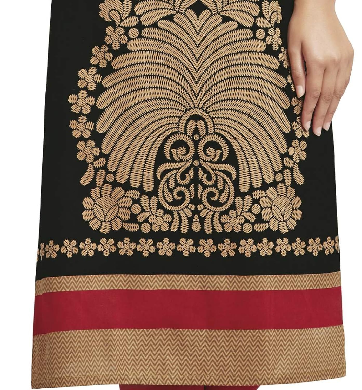 jevi prints women's unstitched kurti material