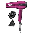 Conair 1875 Watt Ionic Ceramic Hair Dryer; Pink - Amazon Exclusive
