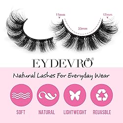Mink Lashes Fluffy Wispy Lashes Natural Look 3D